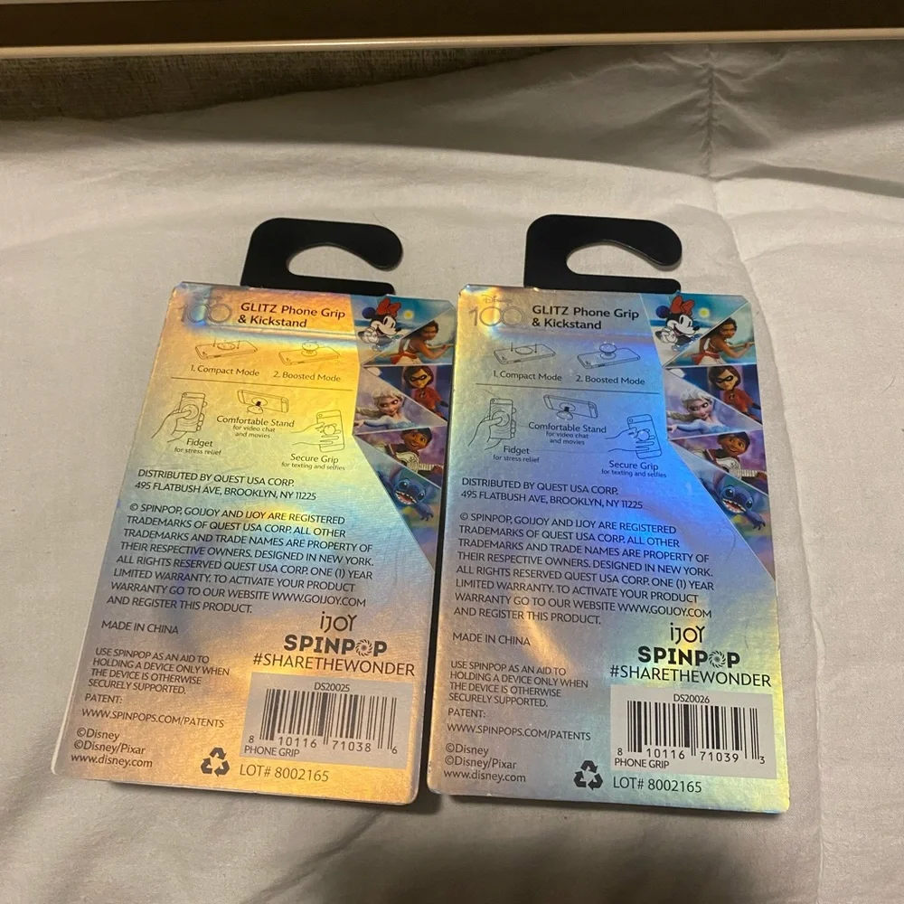 Disney pop socket set Mickey Mouse and Minnie Mouse